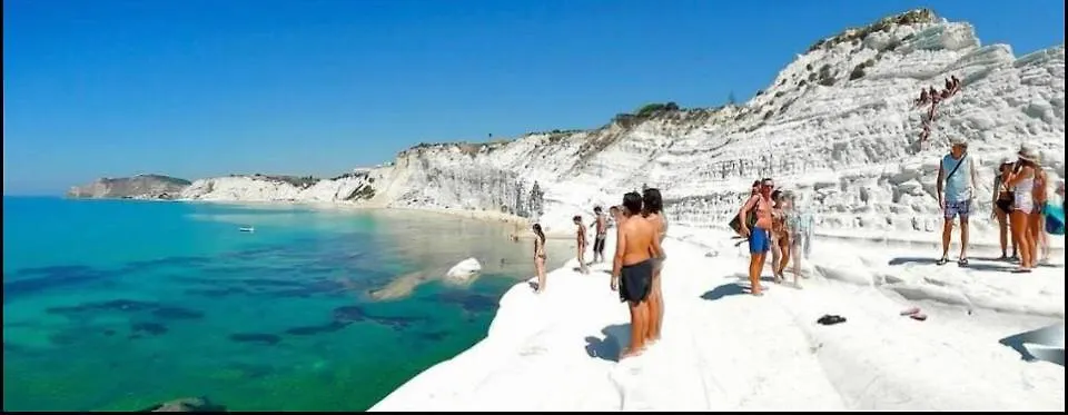 Nyaraló Scala Dei Turchi The White Wall Realmonte Olaszország